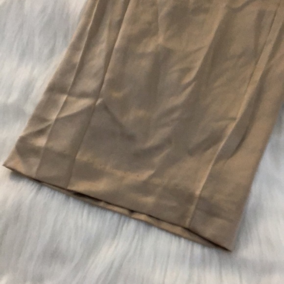 NEW The Sei x REVOLVE Wide Leg Trouser Pant Champagne Nude Tan Silk Size 4 Small - Picture 5 of 8